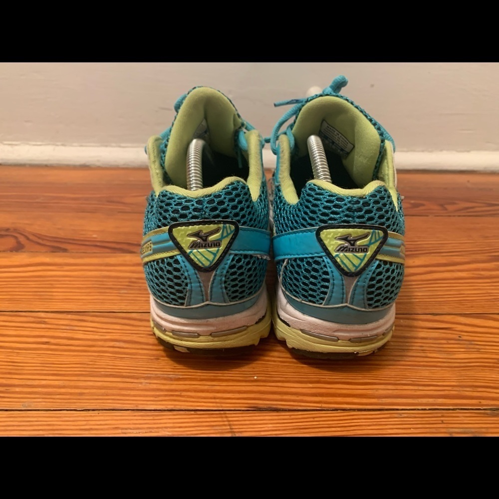 Mizuno Wave Elixir 6 Teal Running Shoe - image 3